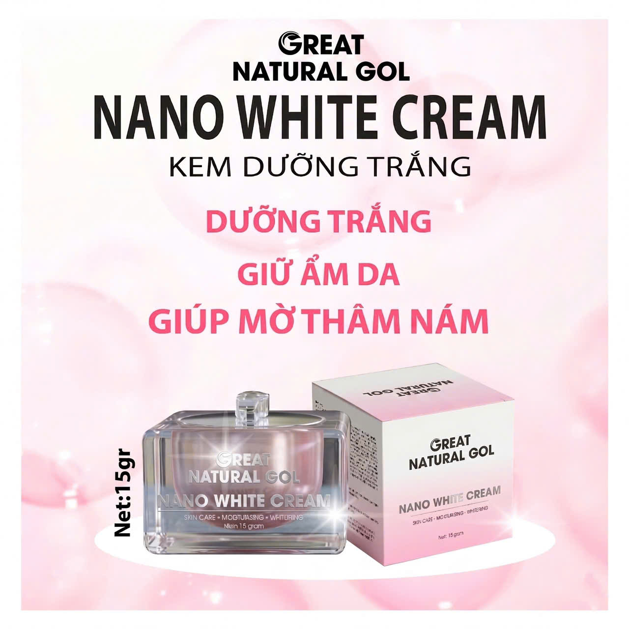 Kem NANO WHITE CREAM kem dưỡng trắng da