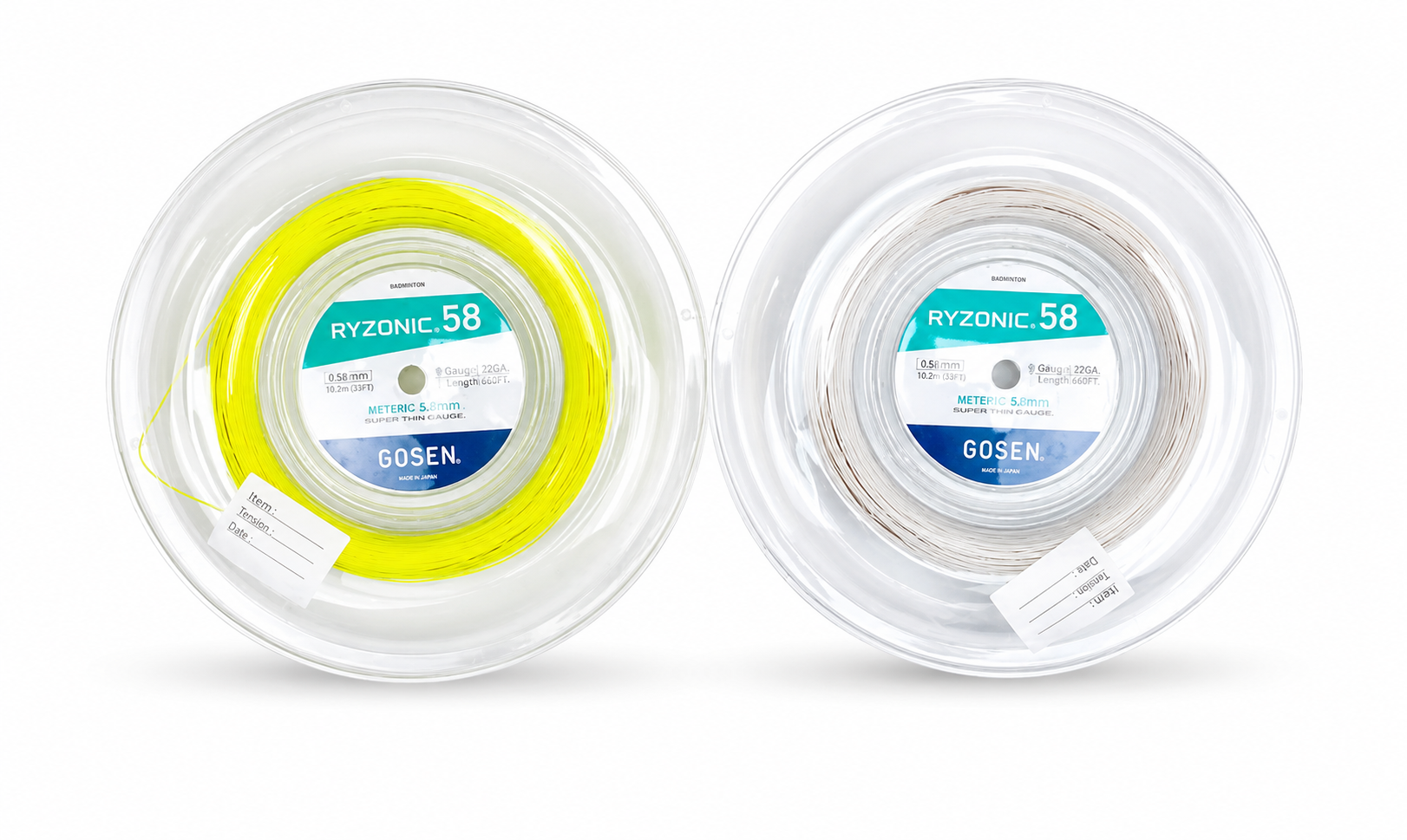 CUỘN CƯỚC CẦU LÔNG GOSEN RYZONIC 58 0,58 MM CUỘN 200 M
