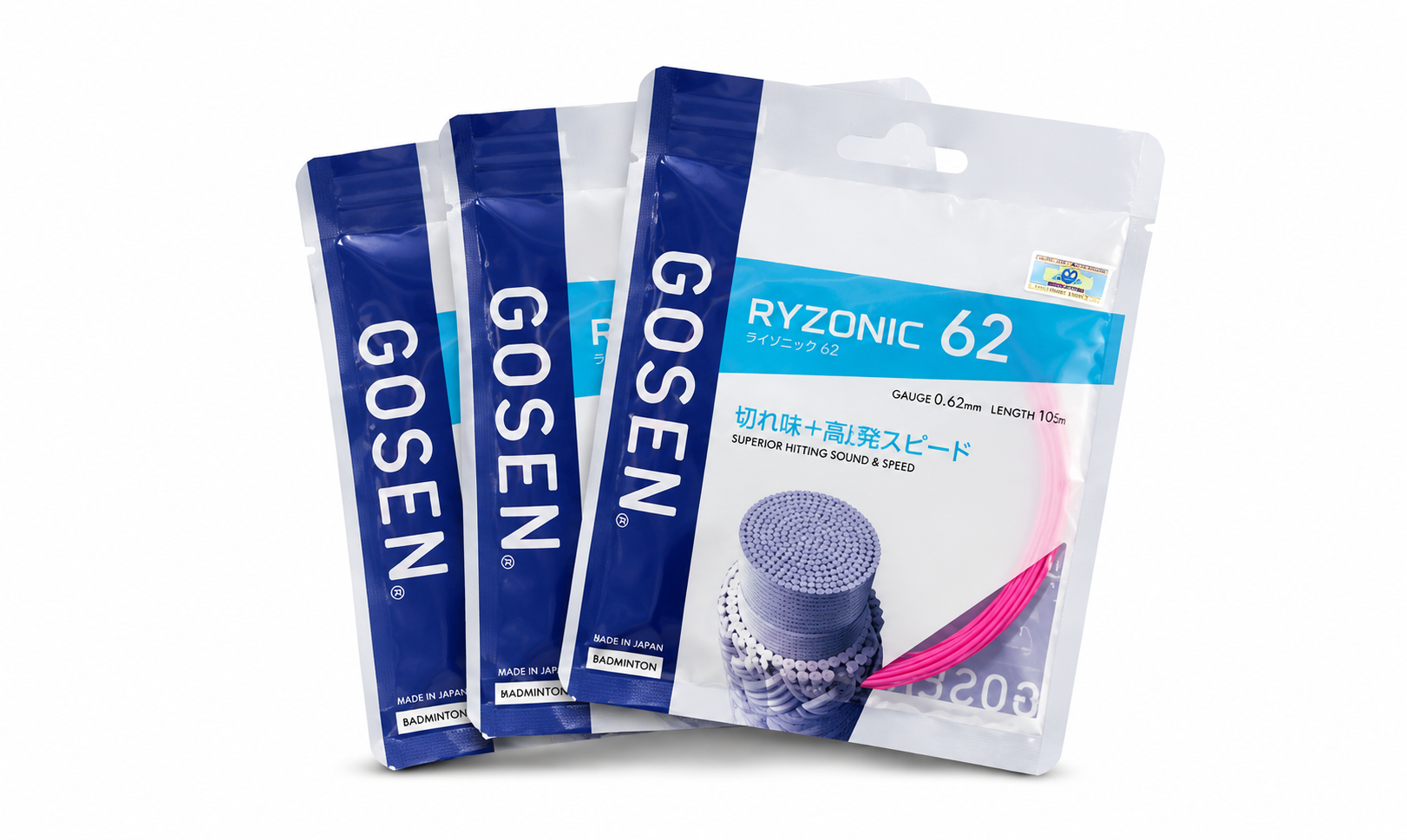 CƯỚC CẦU LÔNG GOSEN RYZONIC 62 SỢI 10M