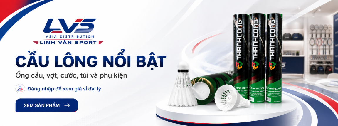 Sản phẩm chủ lực cầu lông pickleball và phụ kiện thể thao LVS Asia