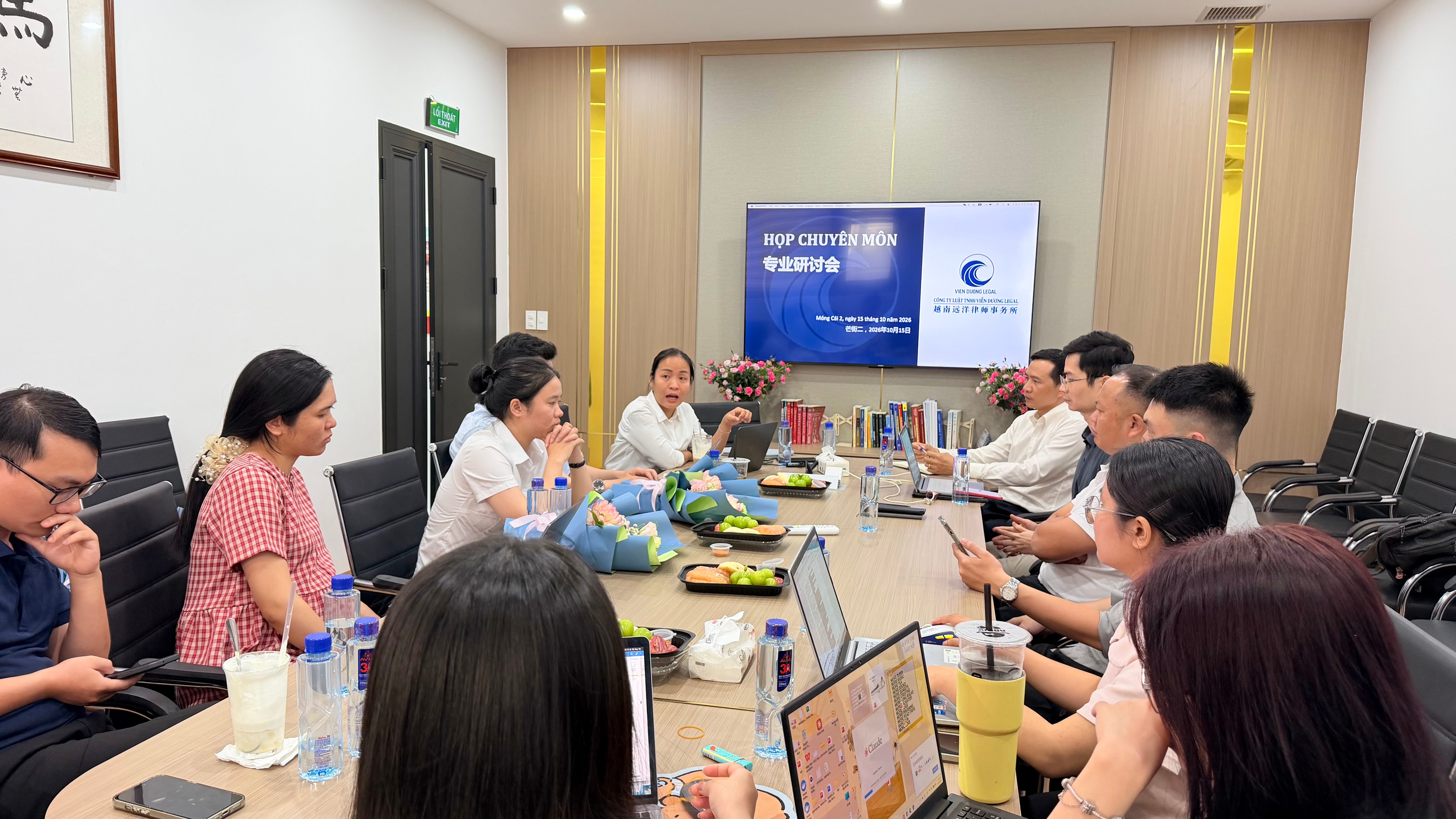 Họp chuyên môn về đăng ký doanh nghiệp FDI tại Viễn Dương Legal