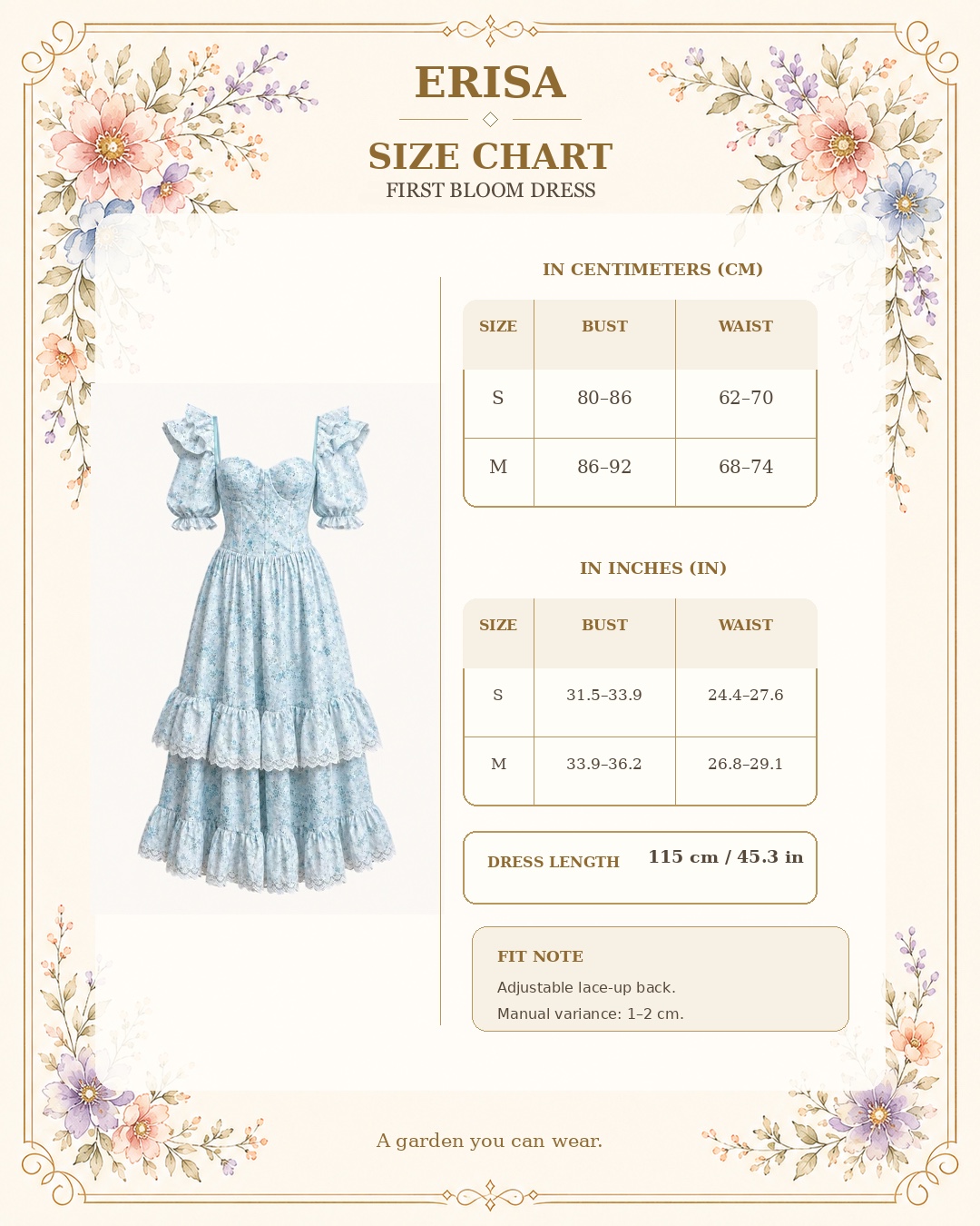 FIRST BLOOM DRESS