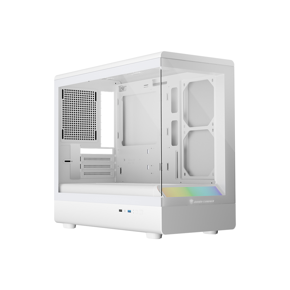 VỎ CASE JUNGLE LEOPARD MS-01 RGB WHITE (MÀU TRẮNG/ KHÔNG KÈM FAN)
