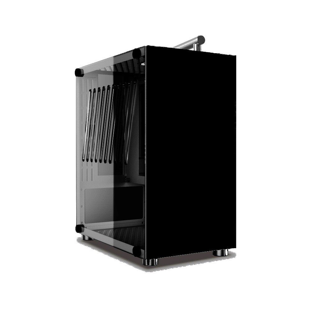 VỎ CASE MÁY TÍNH METALFISH T40 ACRYLIC BLACK (MÀU ĐEN/ MẶT HÔNG ACRYLIC/ MAINBOARD MINI-ITX/ NGUỒN SFX)