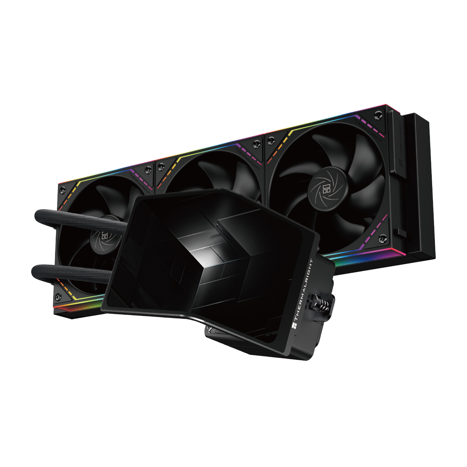 TẢN NHIỆT NƯỚC AIO THERMALRIGHT LEVITA VISION 360 ARGB BLACK (MÀU ĐEN/ MÀN CONG)