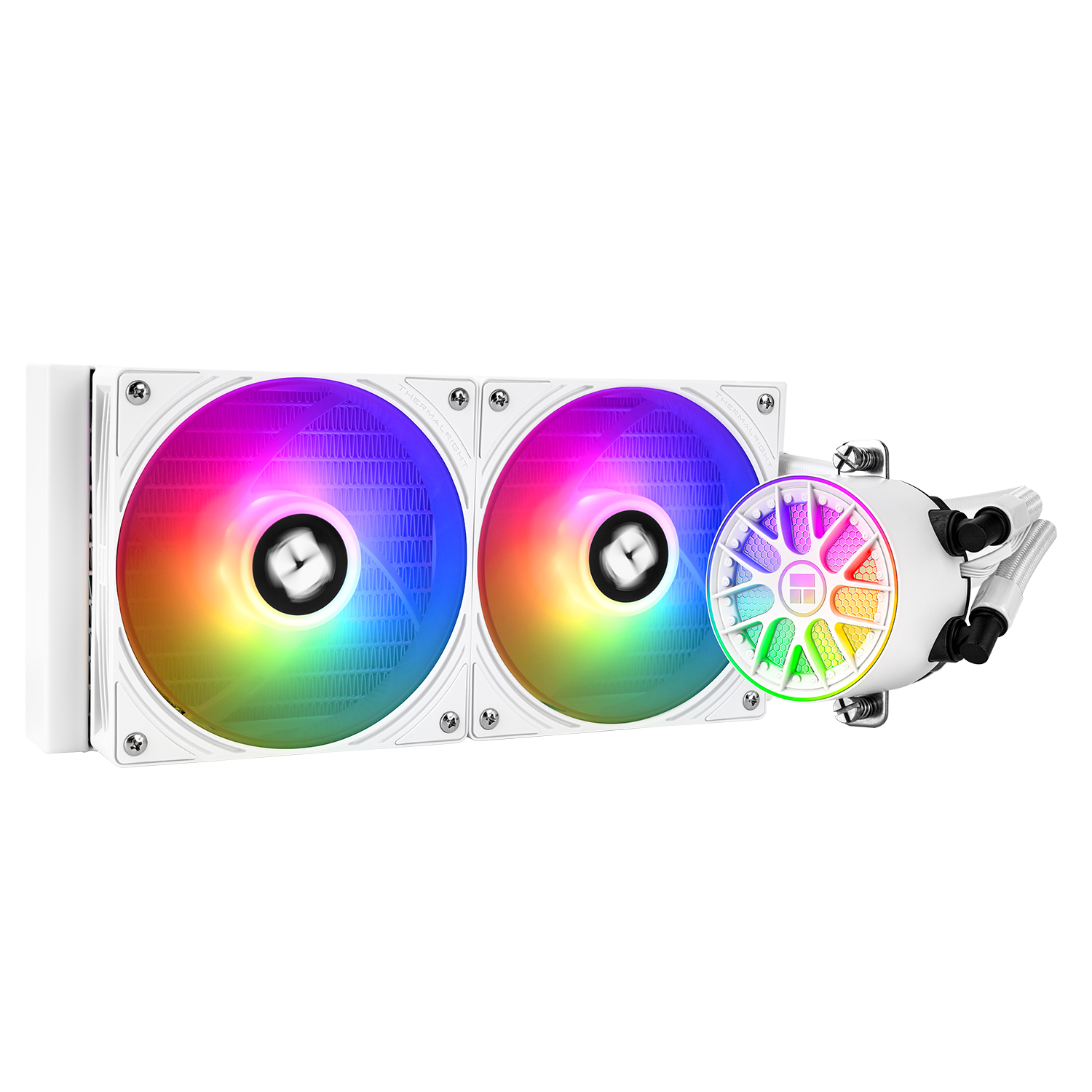 TẢN NHIỆT NƯỚC AIO THERMALRIGHT AQUA ELITE 240 V6 WHITE ARGB (MÀU TRẮNG/ 240MM)