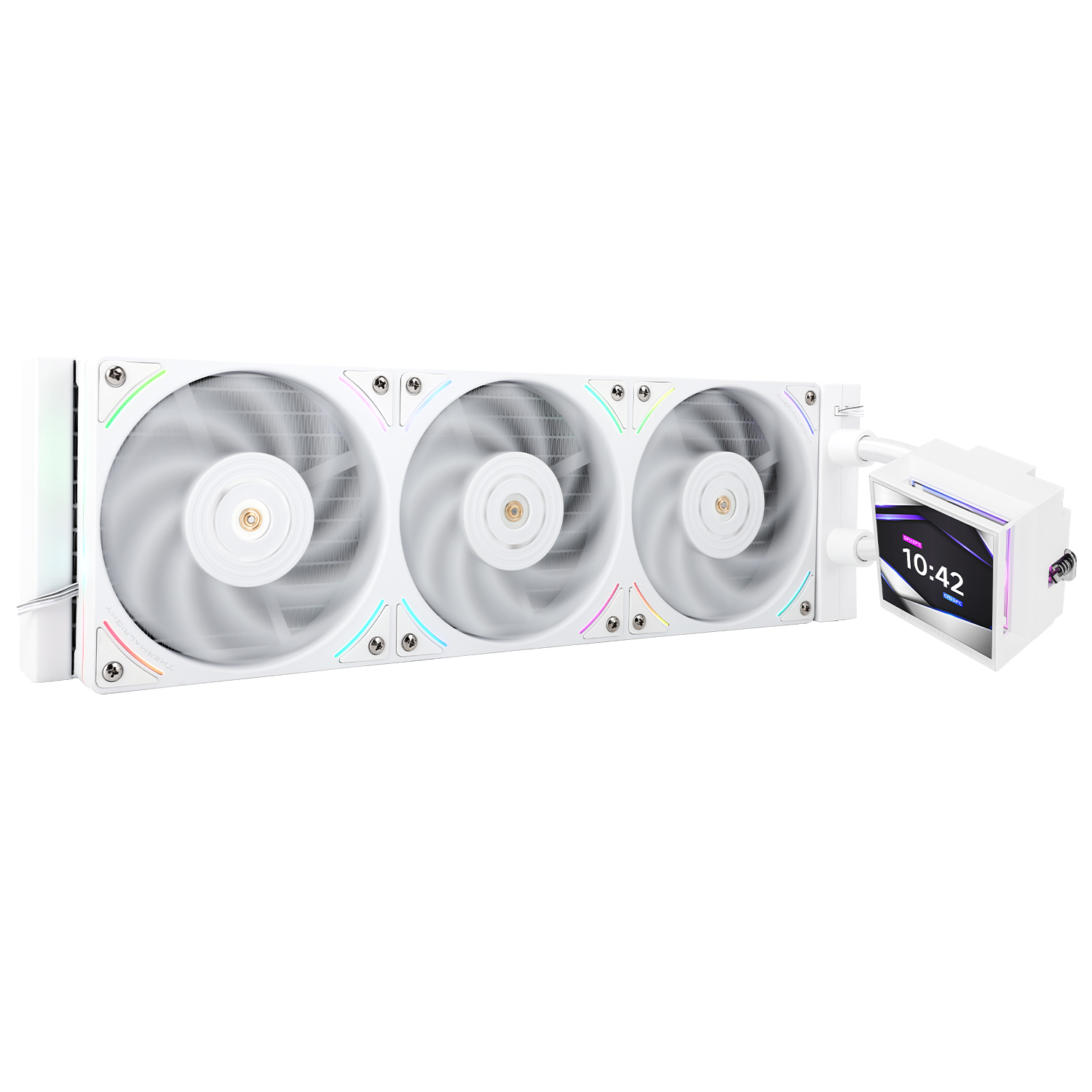 TẢN NHIỆT NƯỚC THERMALRIGHT HYPER VISION 360 UB ARGB WHITE (MÀU TRẮNG/ MÀN HIỂN THỊ LCD)
