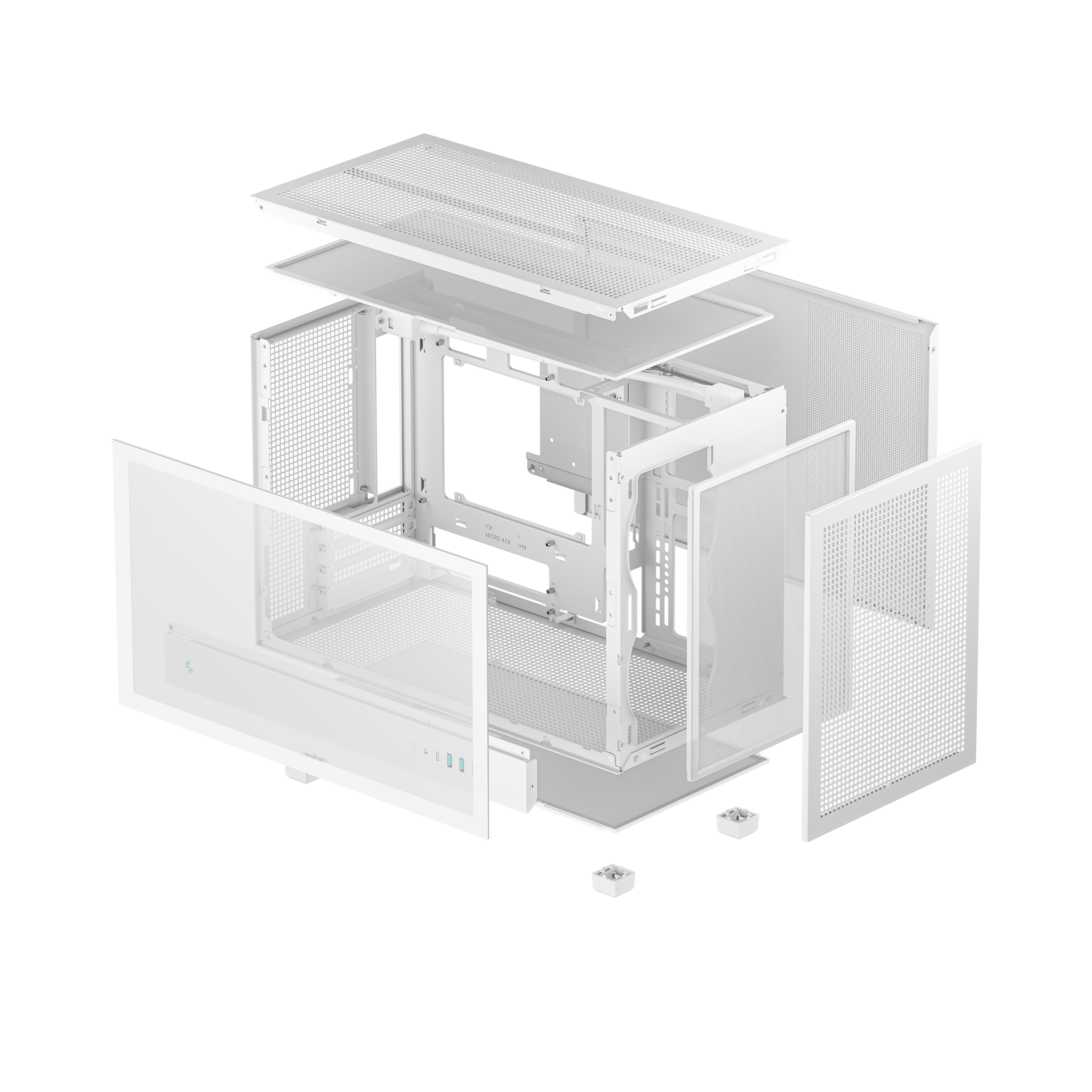 VỎ CASE DEEPCOOL CH260 WH (MÀU TRẮNG/ M-ATX)