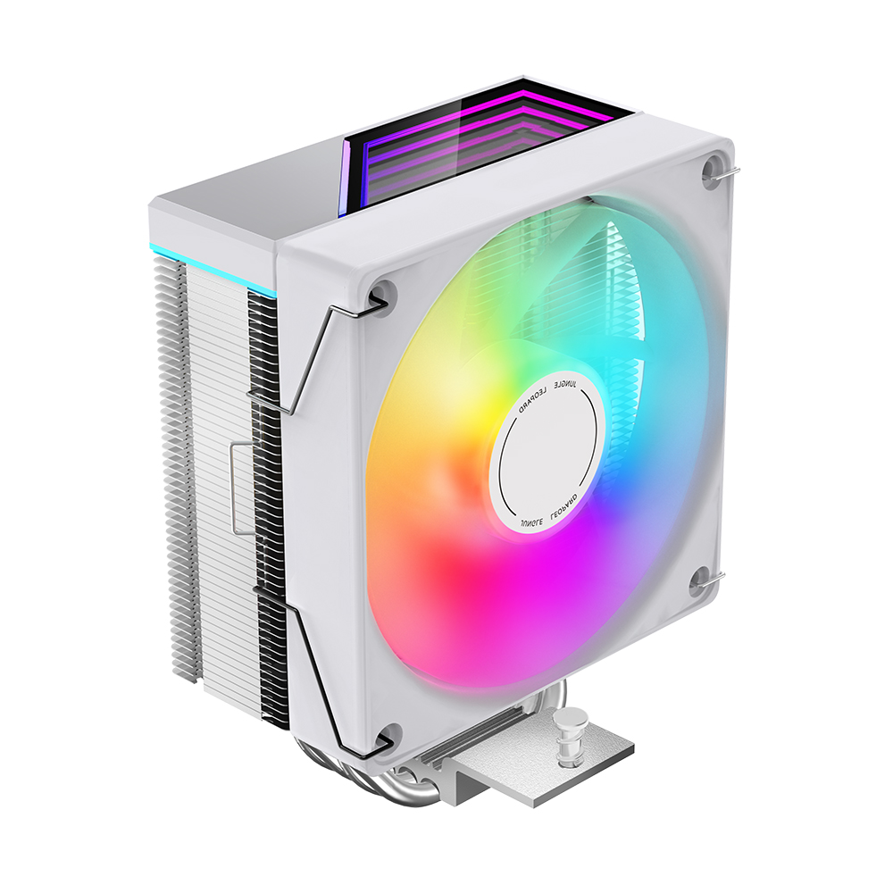 Tản Nhiệt Khí JUNGLE LEOPARD KF400X RGB WHITE (MÀU TRẮNG/ LED RGB AUTO)