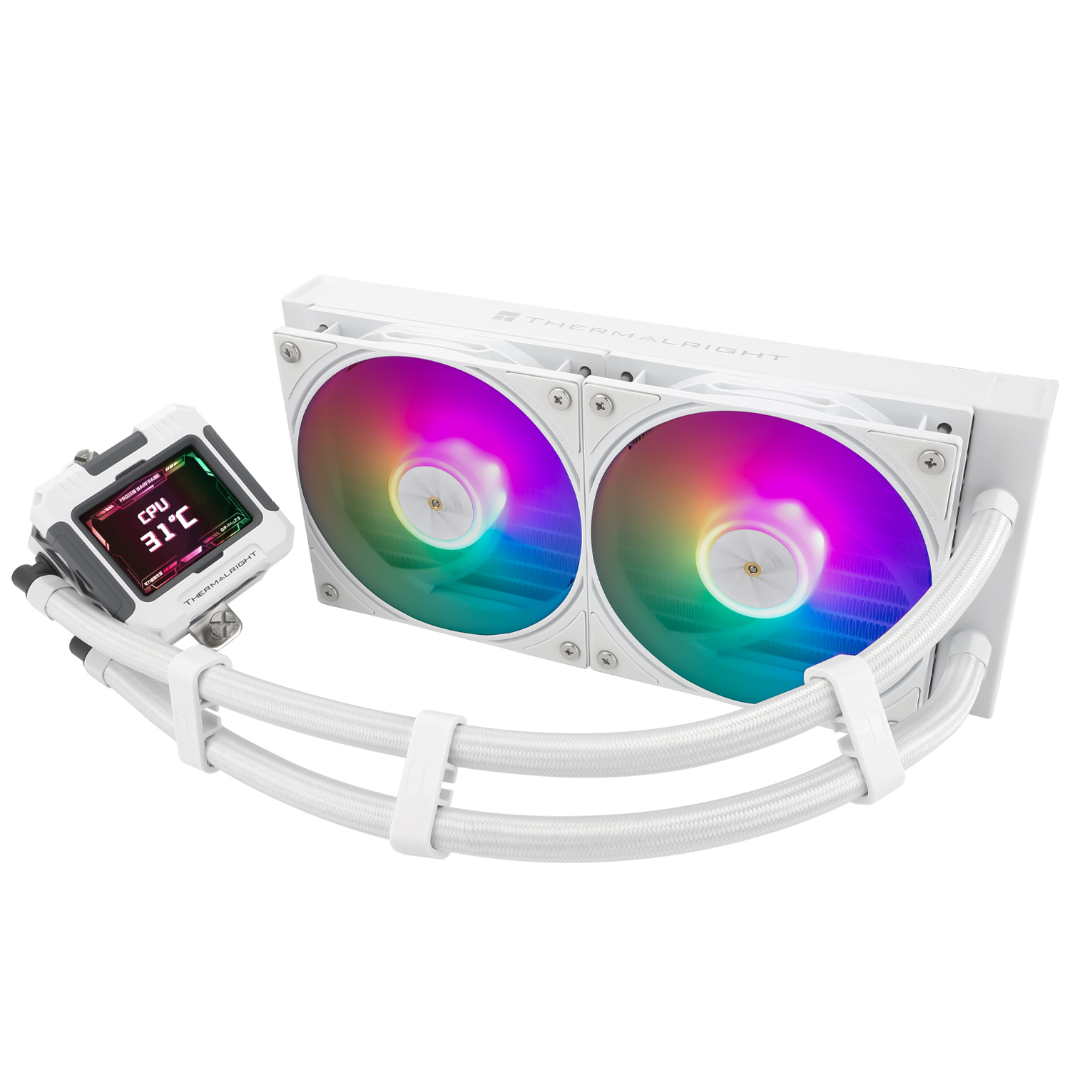 TẢN NHIỆT NƯỚC AIO THERMALRIGHT FROZEN WARFRAME 240 ARGB WHITE (MÀU TRẮNG/ MÀN HIỂN THỊ LCD)