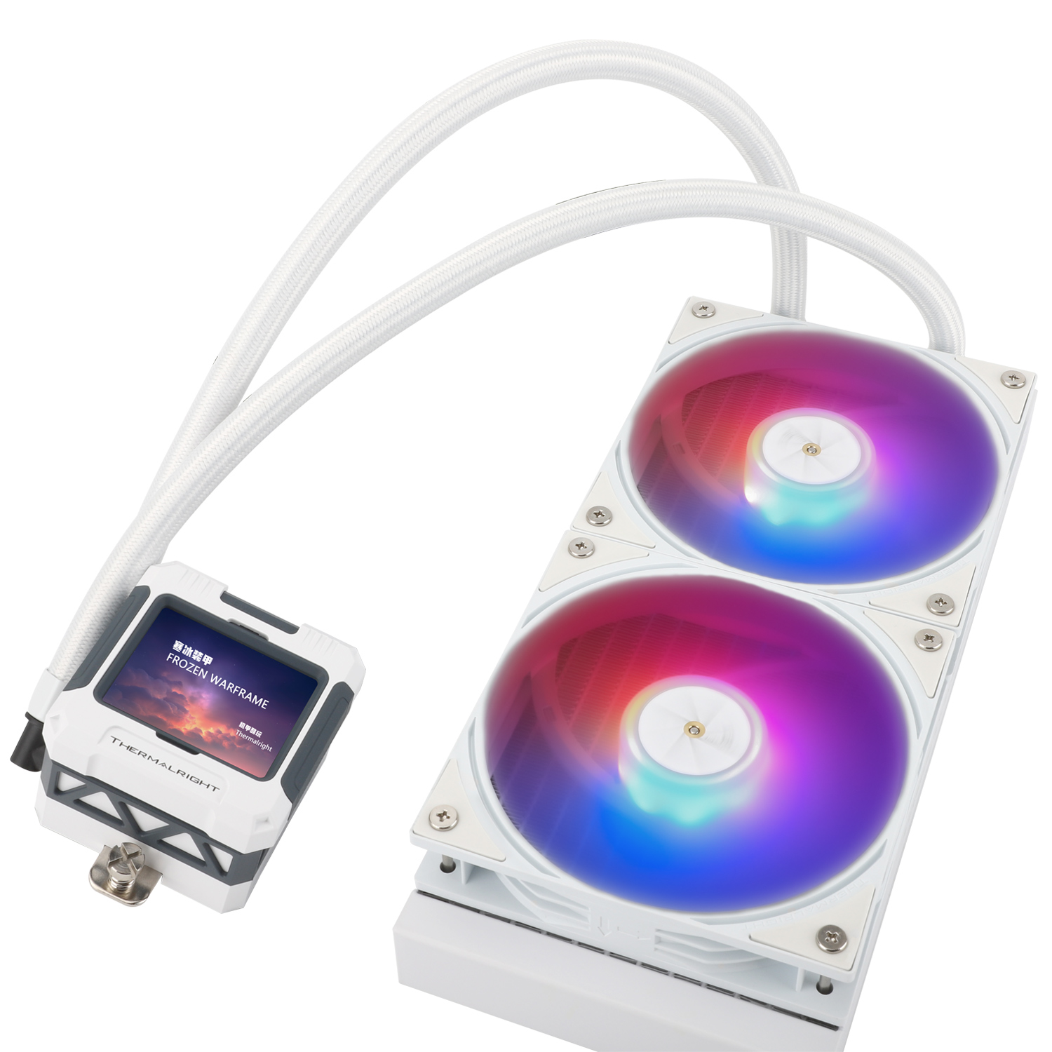 TẢN NHIỆT NƯỚC AIO THERMALRIGHT FROZEN WARFRAME 240 ARGB WHITE (MÀU TRẮNG/ MÀN HIỂN THỊ LCD)