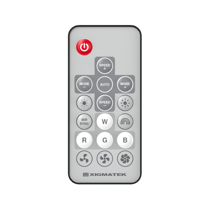 BỘ HUB ĐIỀU KHIỂN FAN XIGMATEK SYNC ARGB & PWM CONTROL BOX KÈM REMOTE (6 Cổng, Nguồn SATA)