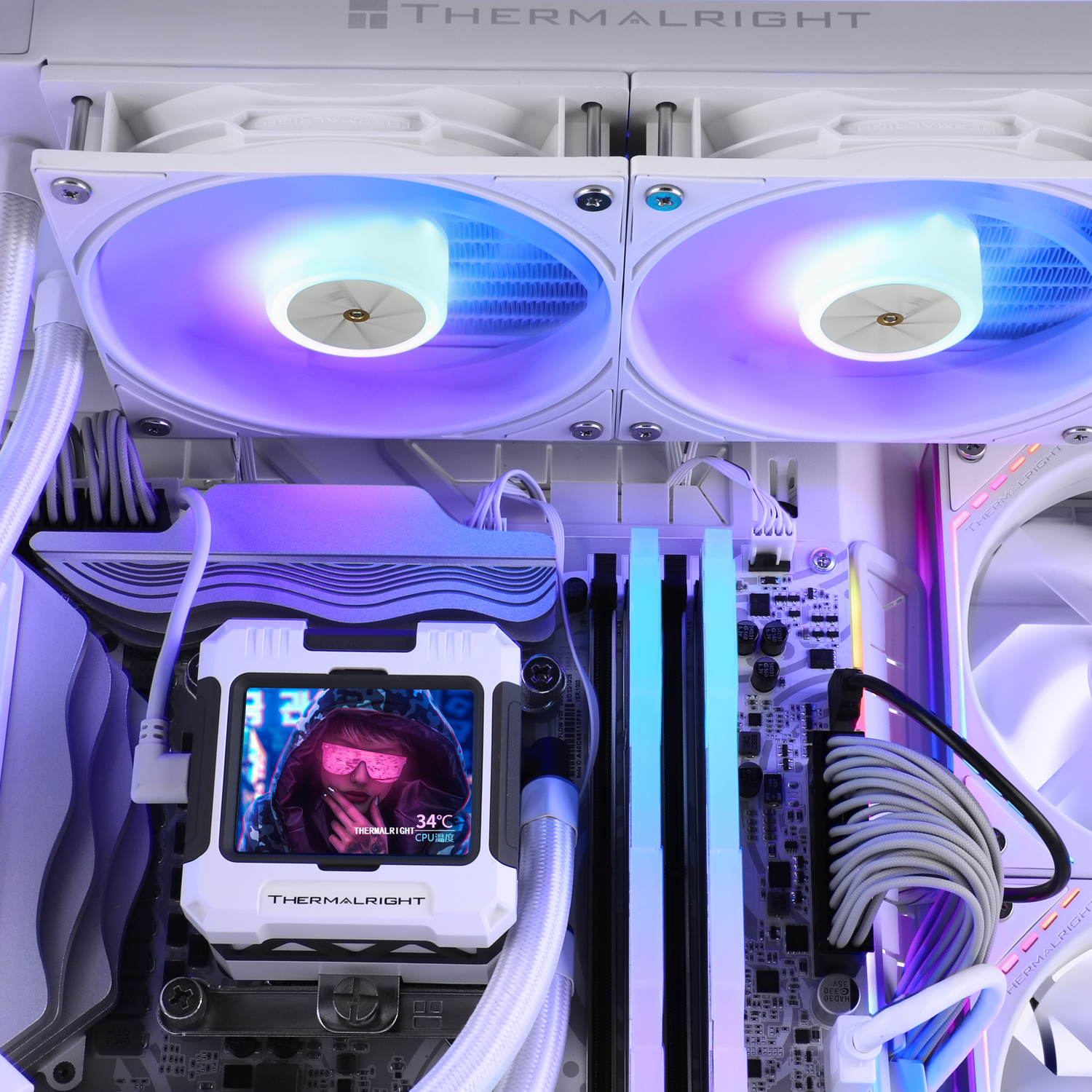 TẢN NHIỆT NƯỚC AIO THERMALRIGHT FROZEN WARFRAME 240 ARGB WHITE (MÀU TRẮNG/ MÀN HIỂN THỊ LCD)
