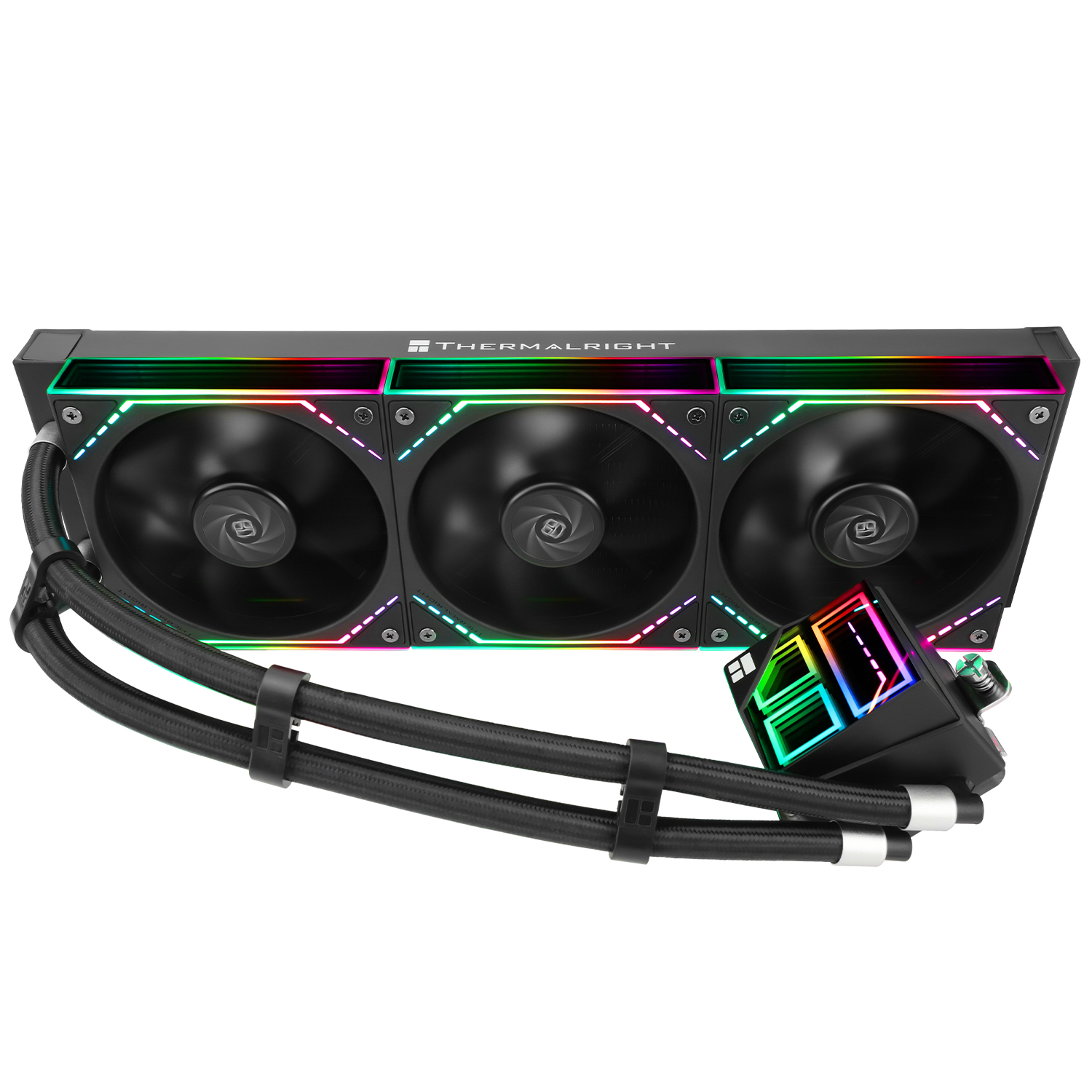 TẢN NHIỆT NƯỚC AIO THERMALRIGHT FROZEN INFINITY 240 BLACK (MÀU ĐEN/ LED VÔ CỰC ARGB)