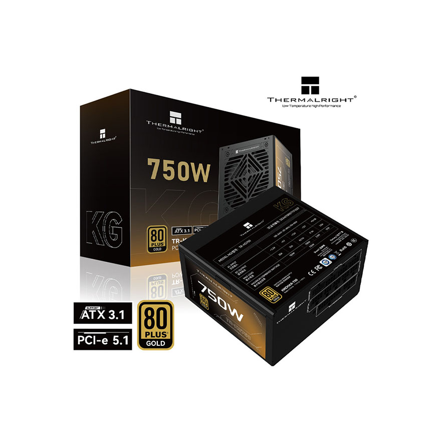 NGUỒN THERMALRIGHT TR-KG750 (80 PLUS GOLD/ ATX/ MÀU ĐEN/ FULL MODULAR/750W)