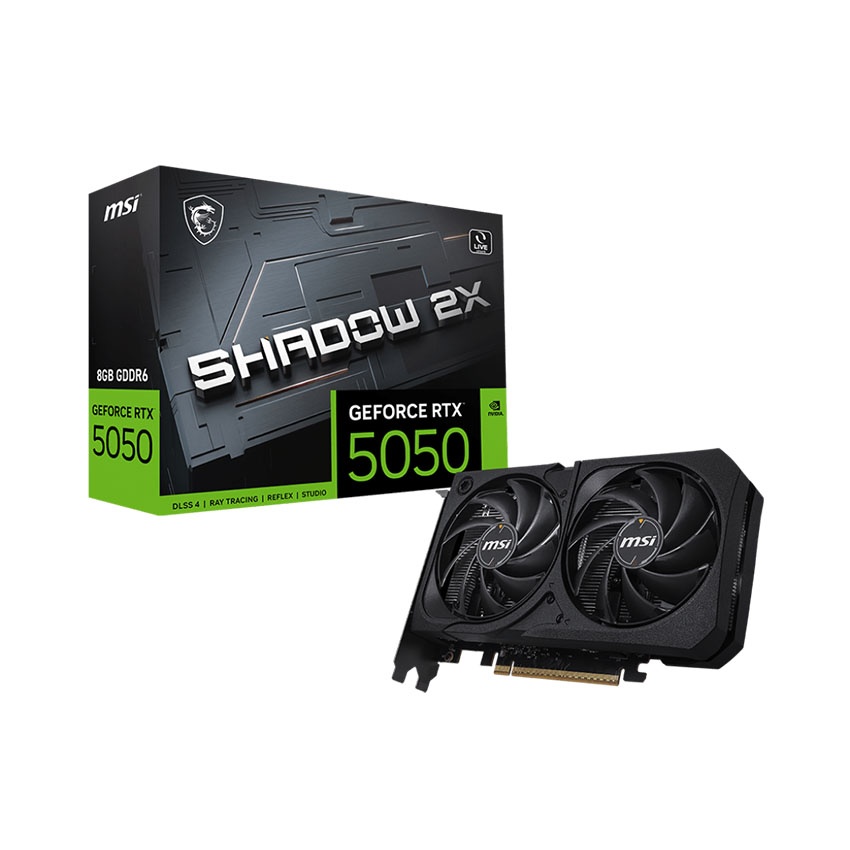 Card màn hình MSI GeForce RTX 5050 8G SHADOW 2X OC