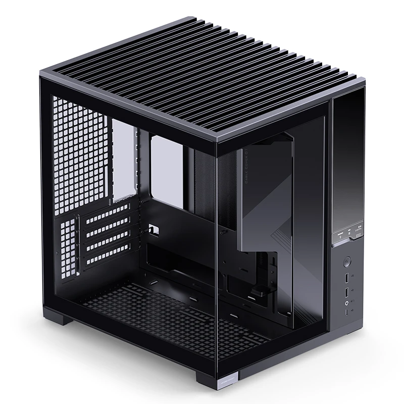 VỎ CASE JONSBO D34 BLACK (MÀU ĐEN/ M-ATX/ HỖ TRỢ TẢN AIO 280MM)