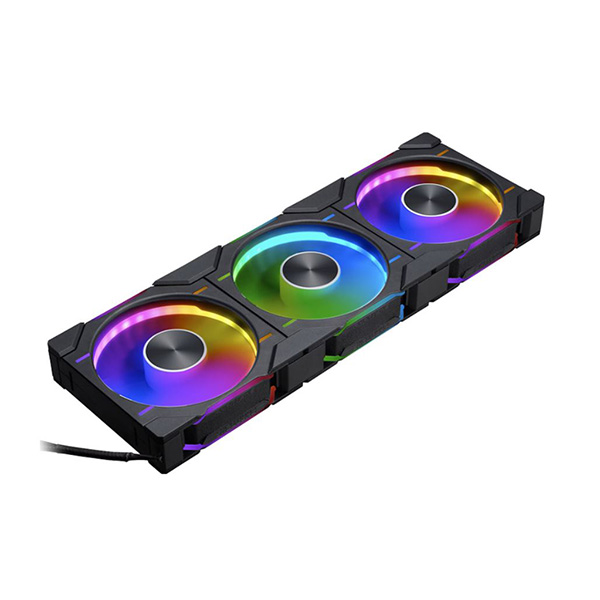 Quạt tản nhiệt PHANTEKS D30 120 REVERSED BLACK - TRIPLE PACK (MÀU ĐEN/ BỘ 3 QUẠT/ CÁNH NGƯỢC)