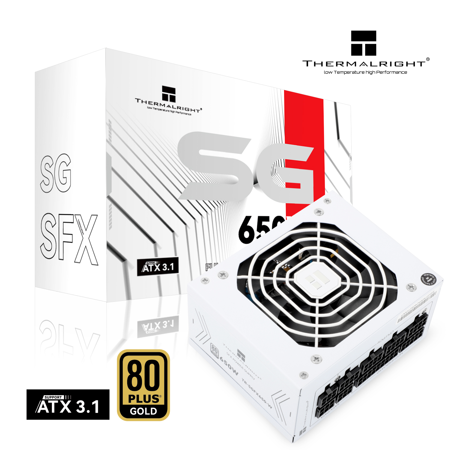 NGUỒN THERMALRIGHT TR-SGFX650-W (MÀU TRẮNG/ CHUẨN SFX/ FULL MODULAR/ 650W)