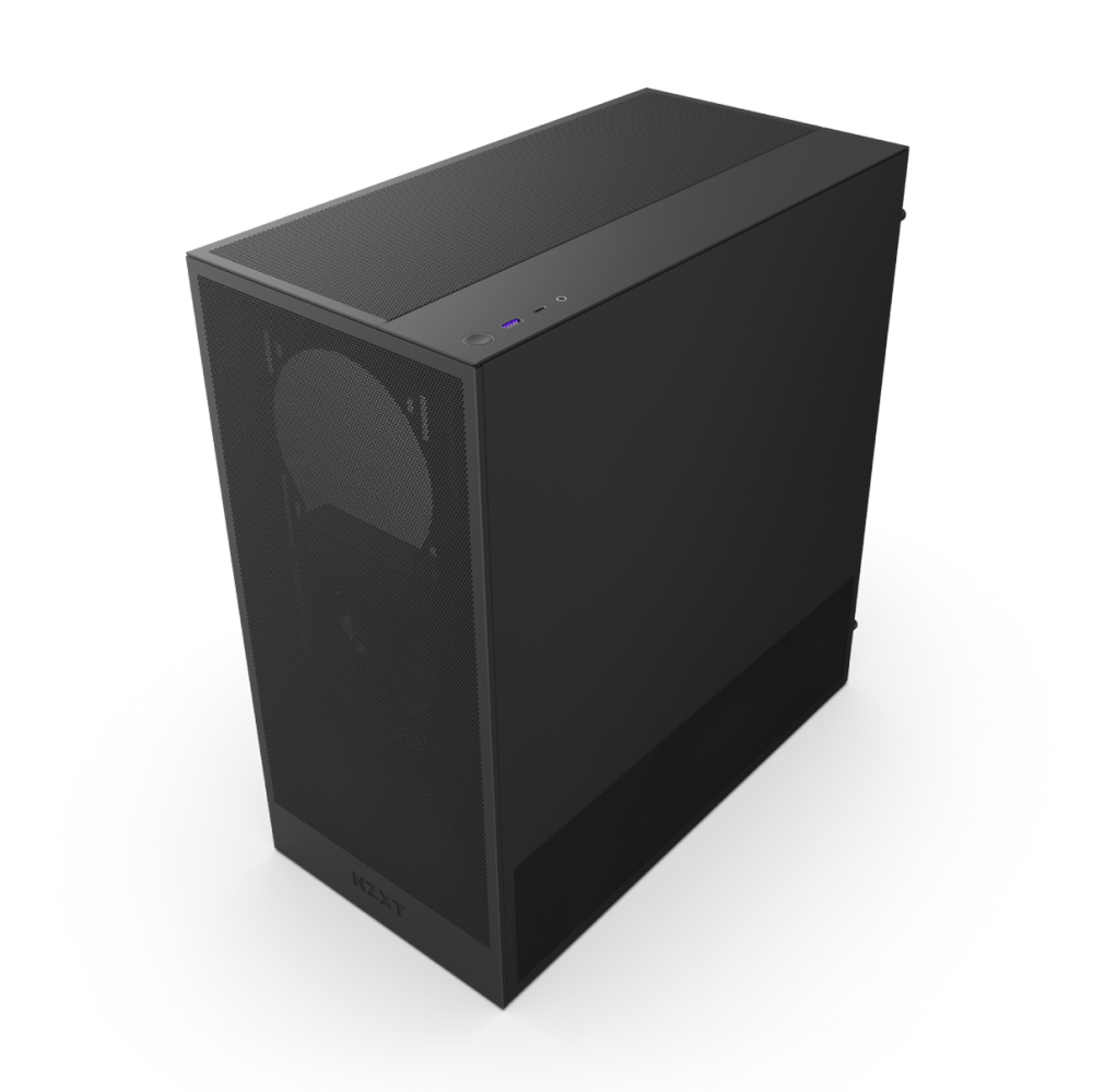 VỎ CASE MÁY TÍNH NZXT H5 FLOW (V2) ALL BLACK (MÀU ĐEN/ ATX/ MID TOWER/ CC-H52FB-01)