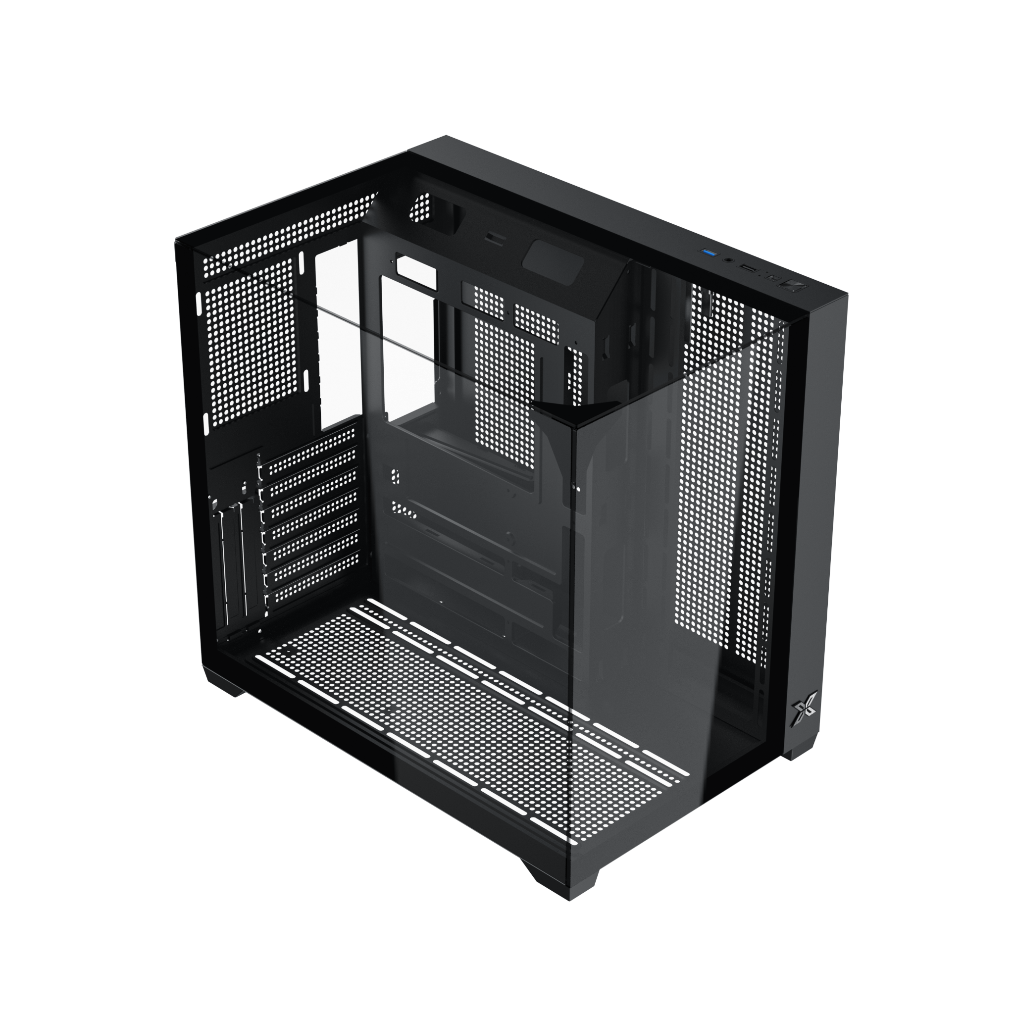 VỎ CASE MÁY XIGMATEK OCEAN II (MÀU ĐEN/ ATX/ KHÔNG KÈM FAN)
