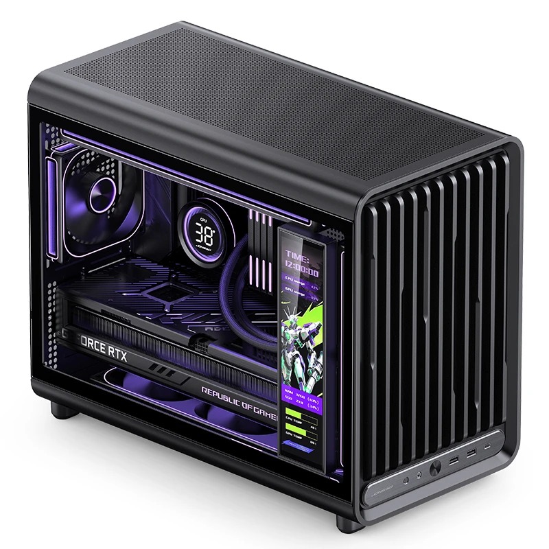 VỎ CASE JONSBO D33 BLACK (MÀU ĐEN/ M-ATX/ HỖ TRỢ TẢN AIO 360MM)