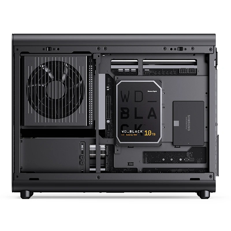 VỎ CASE JONSBO D33 BLACK (MÀU ĐEN/ M-ATX/ HỖ TRỢ TẢN AIO 360MM)