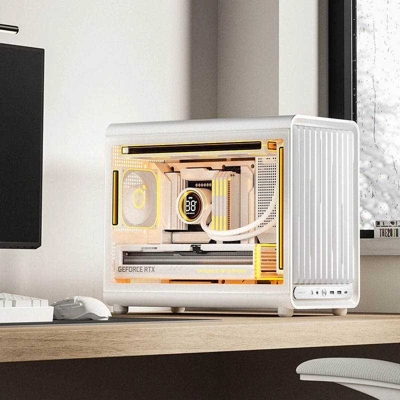 VỎ CASE JONSBO D33 WHITE (MÀU TRẮNG/ M-ATX/ HỖ TRỢ TẢN AIO 360MM)