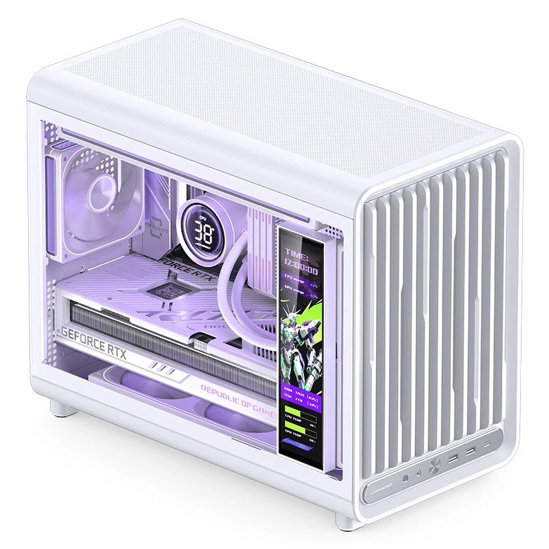 VỎ CASE JONSBO D33 WHITE (MÀU TRẮNG/ M-ATX/ HỖ TRỢ TẢN AIO 360MM)