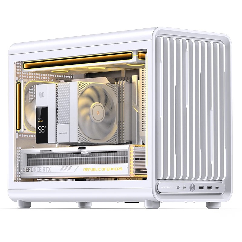 VỎ CASE JONSBO D33 WHITE (MÀU TRẮNG/ M-ATX/ HỖ TRỢ TẢN AIO 360MM)