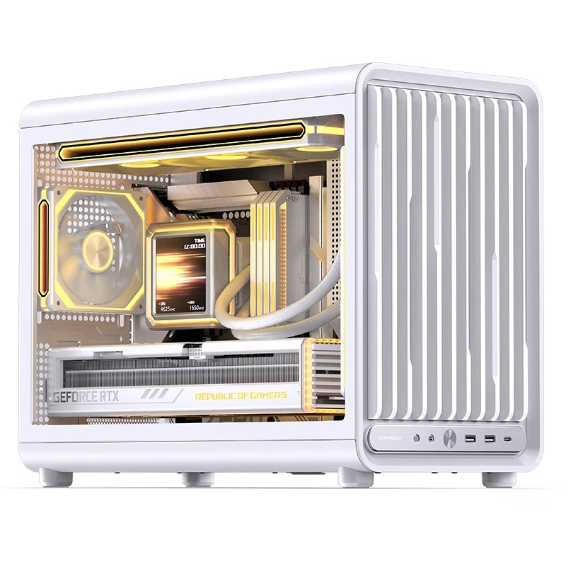 VỎ CASE JONSBO D33 WHITE (MÀU TRẮNG/ M-ATX/ HỖ TRỢ TẢN AIO 360MM)