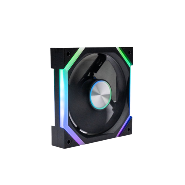 Quạt tản nhiệt JUNGLE LEOPARD GALAXY RS BLACK ARGB (MÀU ĐEN/ CÁNH XUÔI)