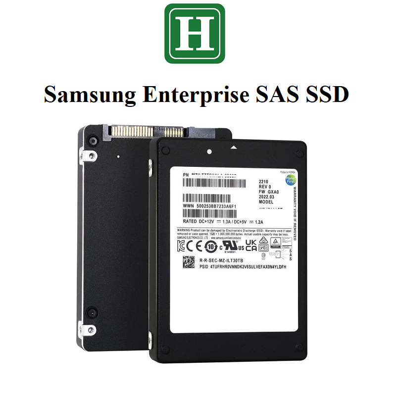 SAS SSD - Samsung PM1635 1,6TB - Enterprise SSD SAS - Bảo hành 6 tháng