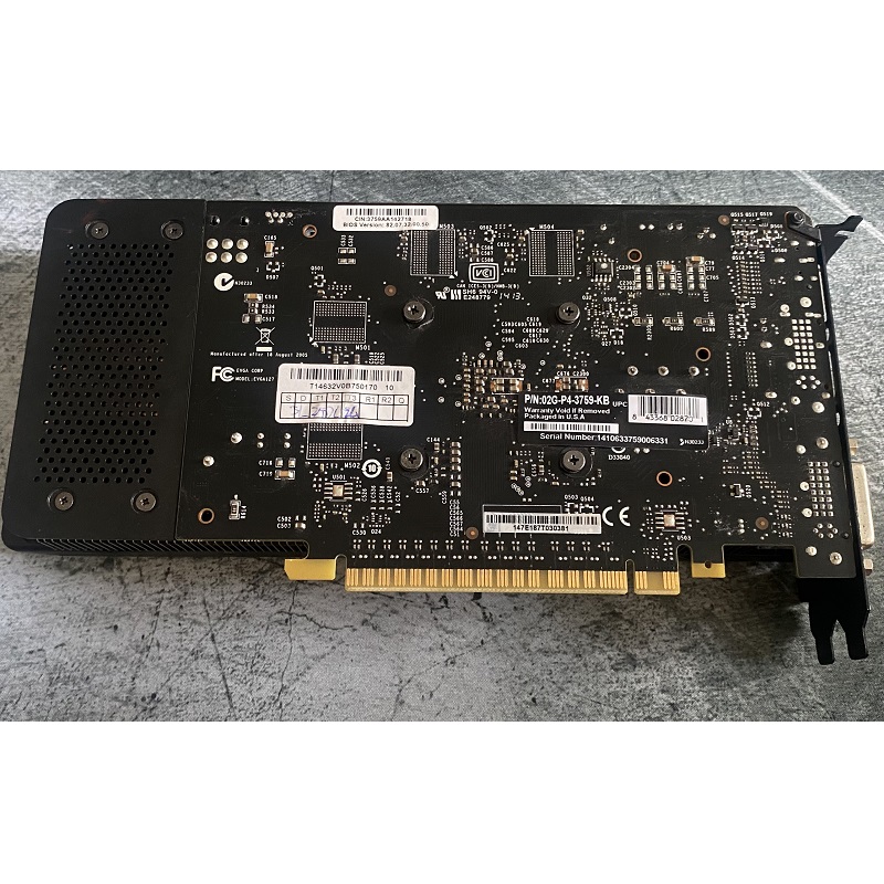 Card màn hình Gaming EVGA GEFORCE GTX 750Ti ACX, 2GB GDDR5 128bit, hàng zin tháo máy BH 6 tháng