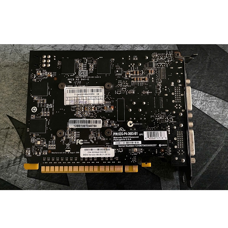 Card màn hình gaming EVGA GTX 650Ti 1 fan, 2GB GDDR3 128bit, hàng zin tháo máy BH 6 tháng