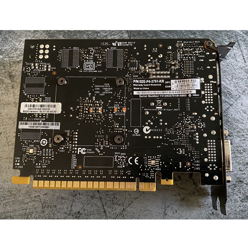 Card màn hình EVGA GEFORCE GTX 750Ti 2GB GDDR5 128bit, hàng zin tháo máy BH 6 tháng