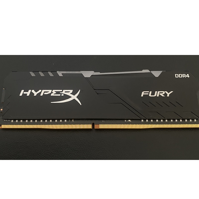 Ram PC Tản Nhiệt 8GB DDR4 bus 2400, 2666, 3200 KINGSTON FURY HYPER X, ram Gaming có led, Bảo hành 36 tháng