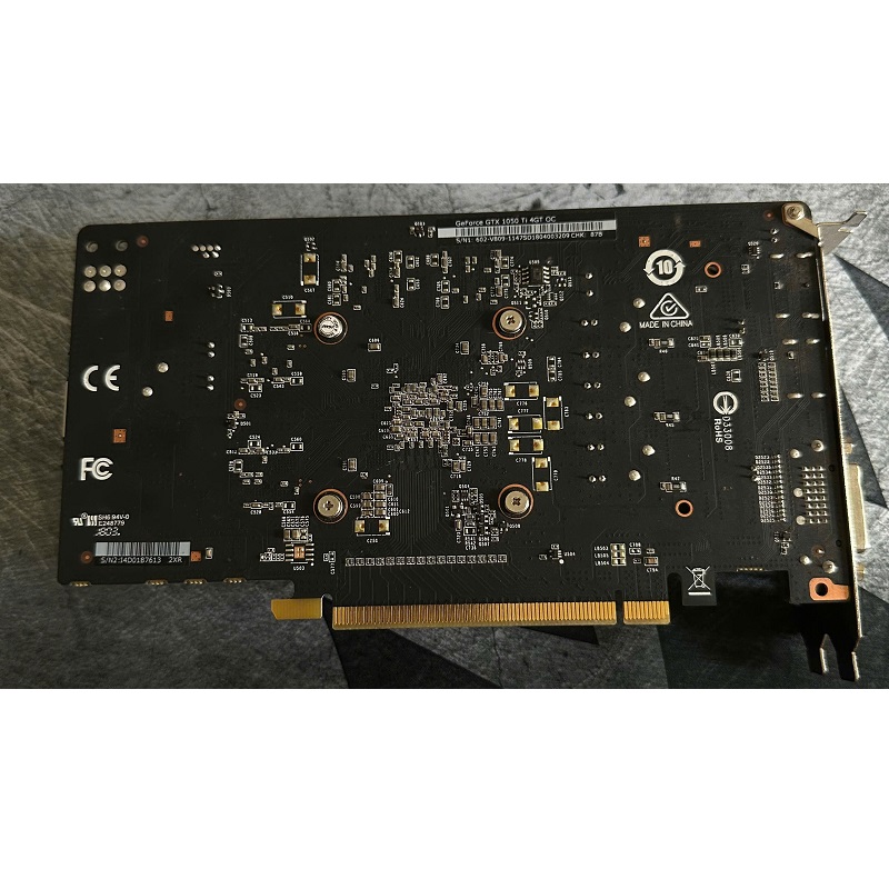 CARD MÀN HÌNH GAMING GEFORCE GTX 1050Ti, 4GB DDR5, hàng zin tháo máy BH 6 tháng