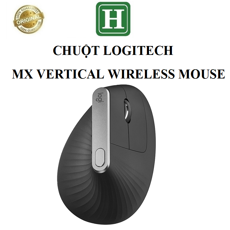 Chuột Công thái học LOGITECH MX VERTICAL WIRELESS MOUSE - hàng chính hãng BH 6 tháng