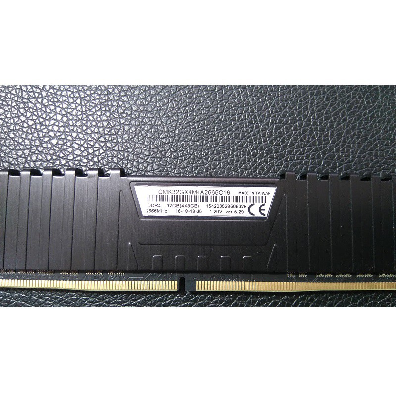 Ram tản nhiệt 8Gb DDR4 bus 2133/2400/2666, ram bộ hiệu CORSAIR VENGEANCE LPX, bảo hành 36 tháng