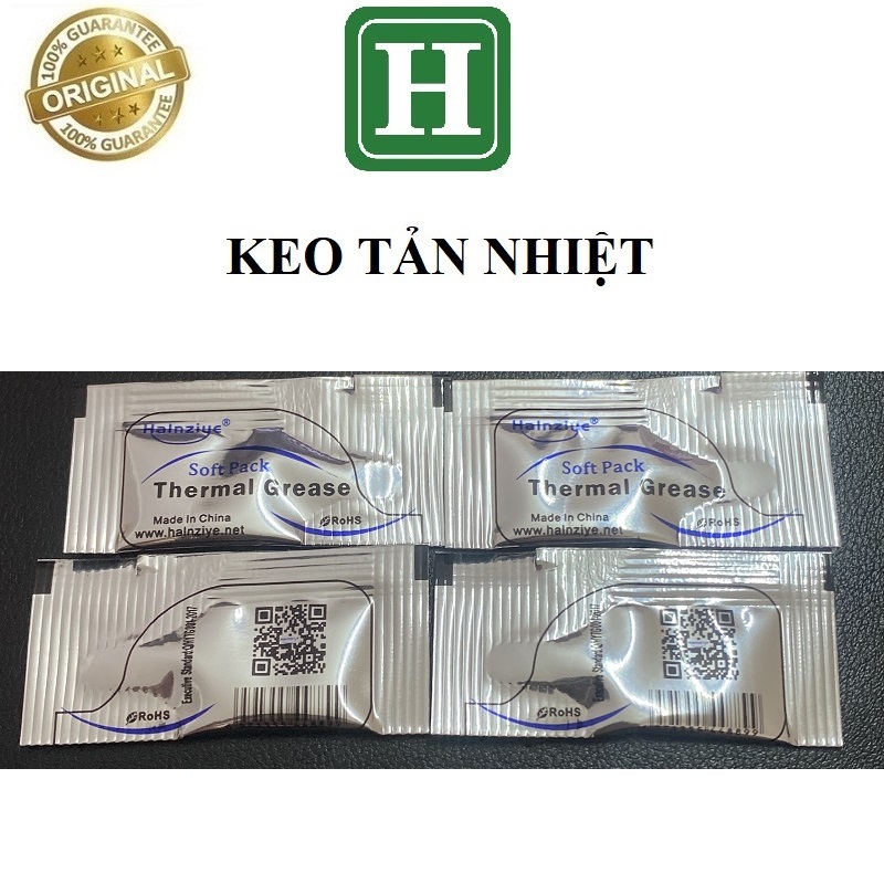 Keo tản nhiệt dạng túi Halnziye - màu bạc