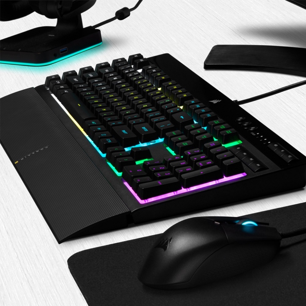 Bộ Bàn phím và chuột Gaming Corsair, Combo CORSAIR K55 RGB PRO + KATAR PRO GAMING BUNDLE hàng chính hãng CORSAIR