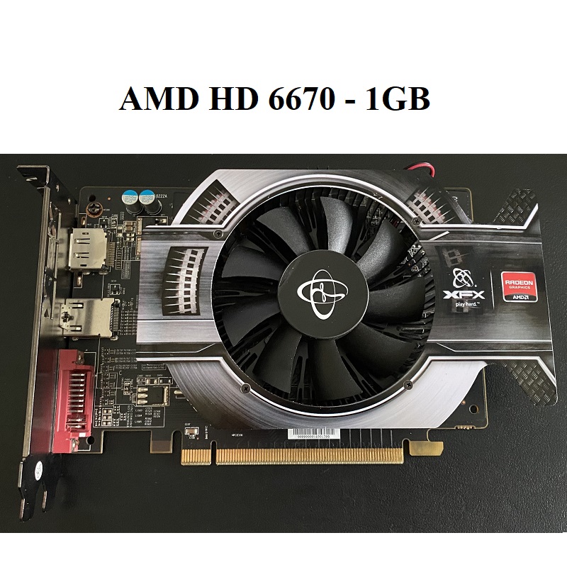 Card đồ họa AMD Radeon HD 5450, 6670,  7470, 8490 - hàng zin tháo máy, BH 6 tháng