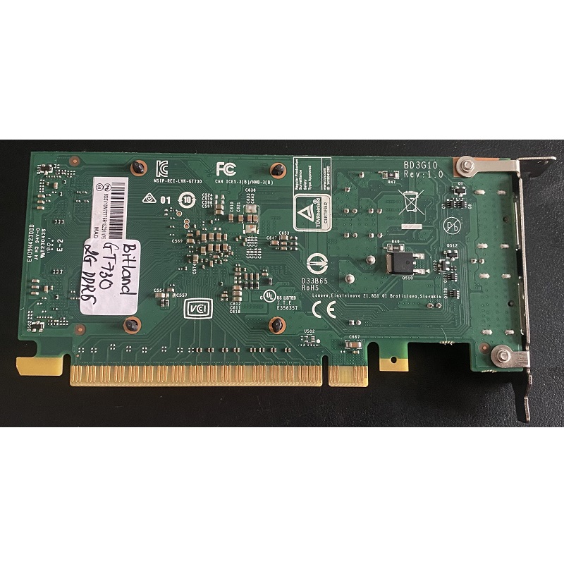 Card màn hình Bitland GT 730 - 2GB GDDR5 64bit, hàng zin tháo máy, BH 6 tháng