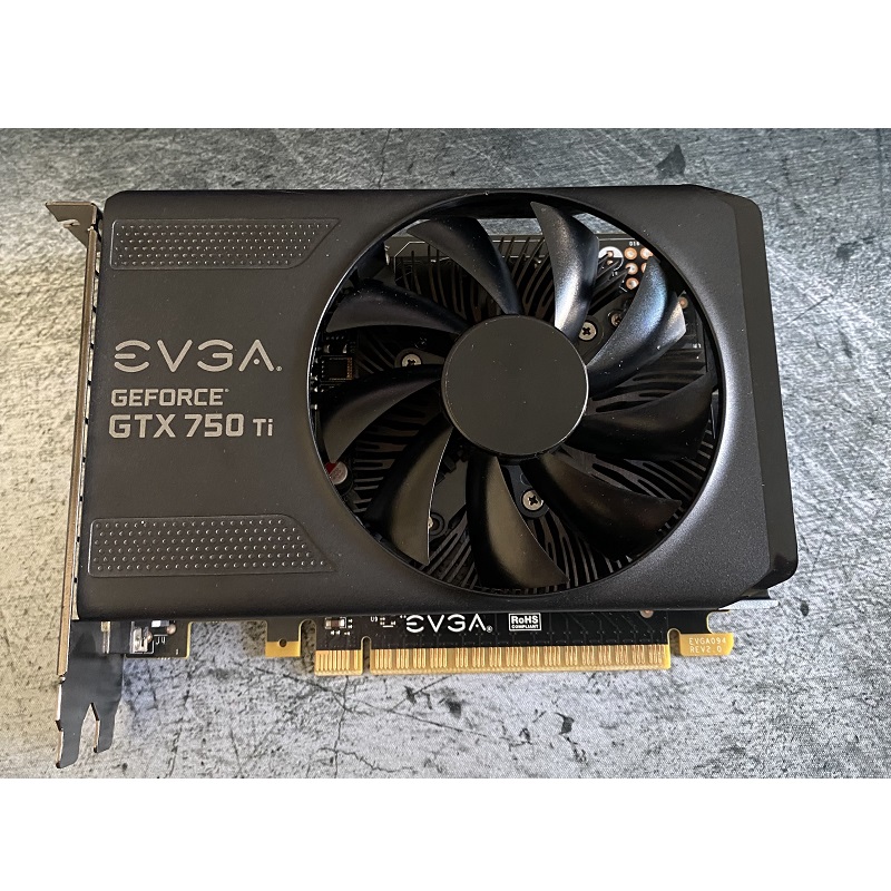 Card màn hình EVGA GEFORCE GTX 750Ti 2GB GDDR5 128bit, hàng zin tháo máy BH 6 tháng