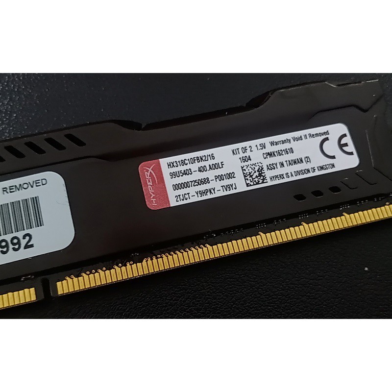 RAM TẢN NHIỆT 8GB DDR3 BUS 1866 ram bộ hiệu FURY HYPER