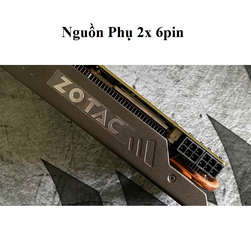 Card màn hình ZOTAC GEFORCE 4GB DDR5 256bit, hàng zin tháo máy BH 6 tháng