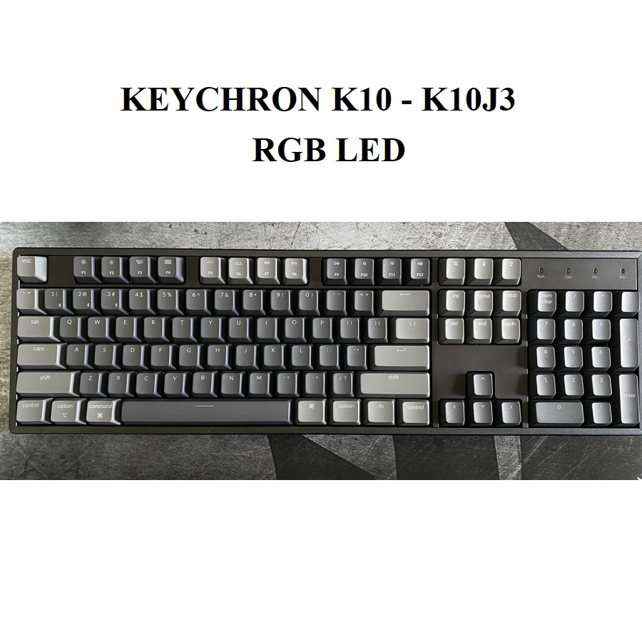 Bàn Phím Cơ không dây KEYCHRON - Keychron Aluminum Frame RGB Hotswap, hàng zin like new, BH 6 tháng