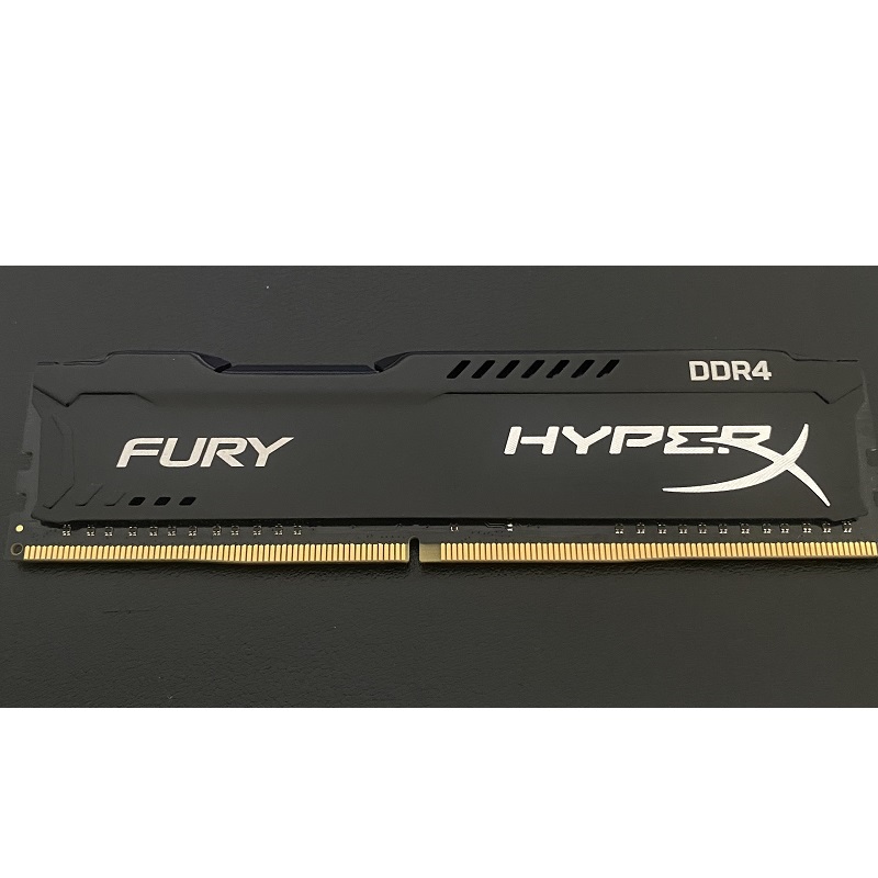 Ram PC Tản Nhiệt 8GB DDR4 bus 2400, 2666, 3200 KINGSTON FURY HYPER X, ram Gaming có led, Bảo hành 36 tháng
