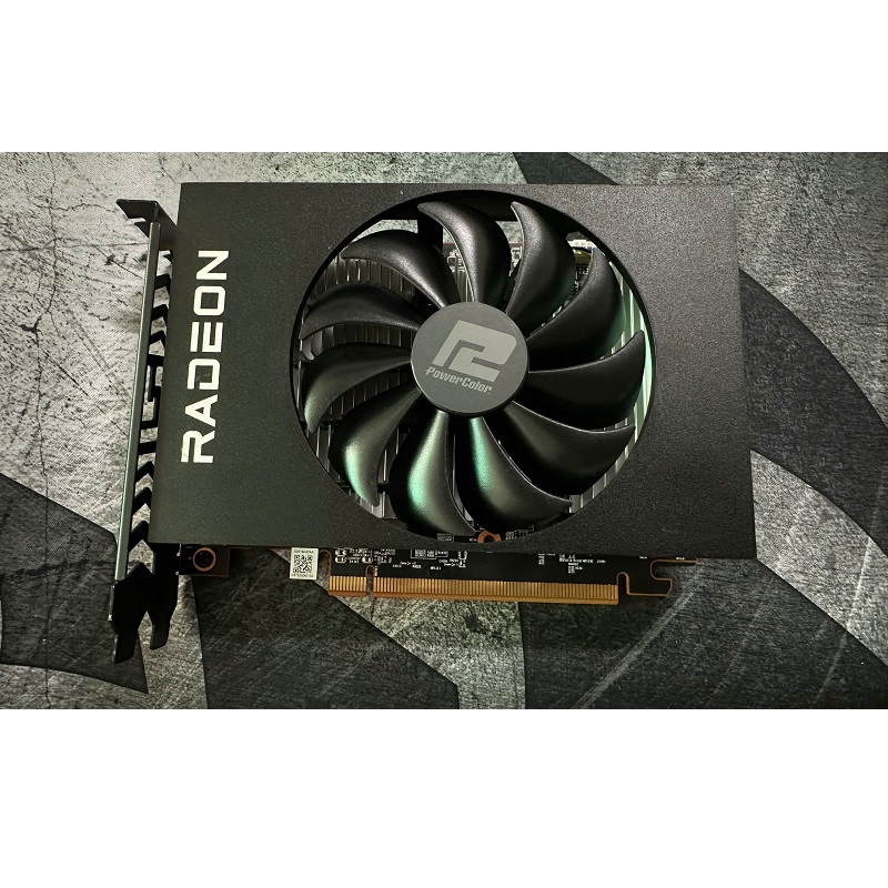 Card màn hình PowerColor RX6400 ITX - 4GB GDDR6 - hàng zin tháo máy BH 6 tháng